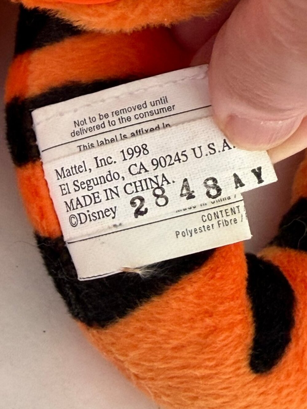 Vintage Disney Tigger Talking Plush Winnie Pooh Mattel 1998 Stuffed Animal Toy - Picture 11 of 14